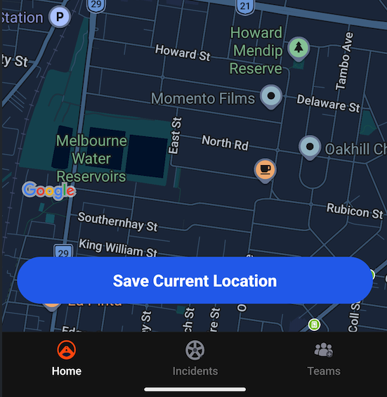 Save Locations Screenshot