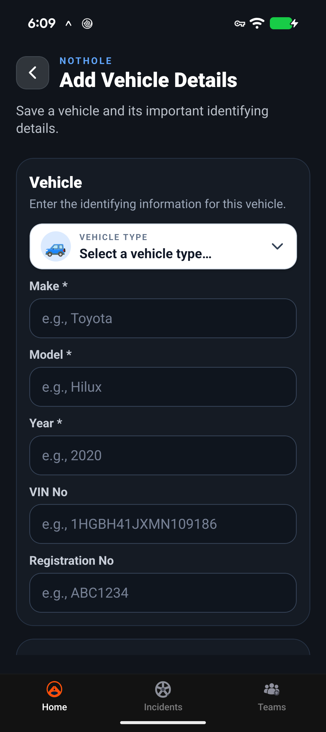 Store Vehicles